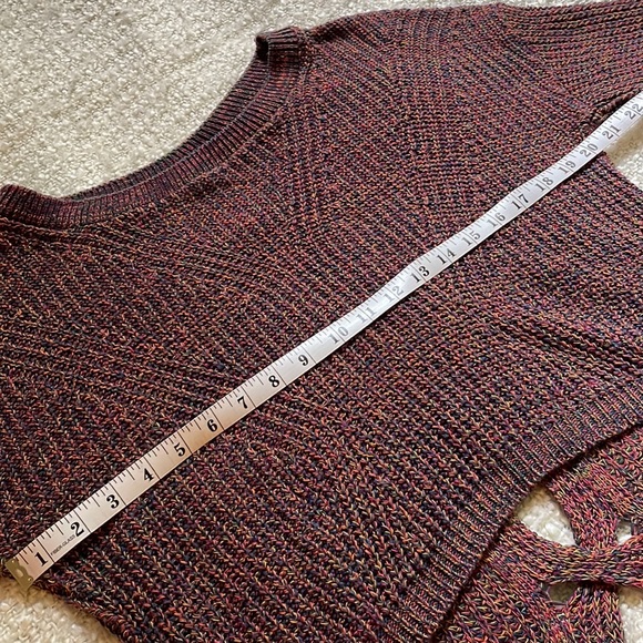 🍂 EXPRESS SIZE XS HIGH LOW OPEN BACK SWEATER - Picture 11 of 14